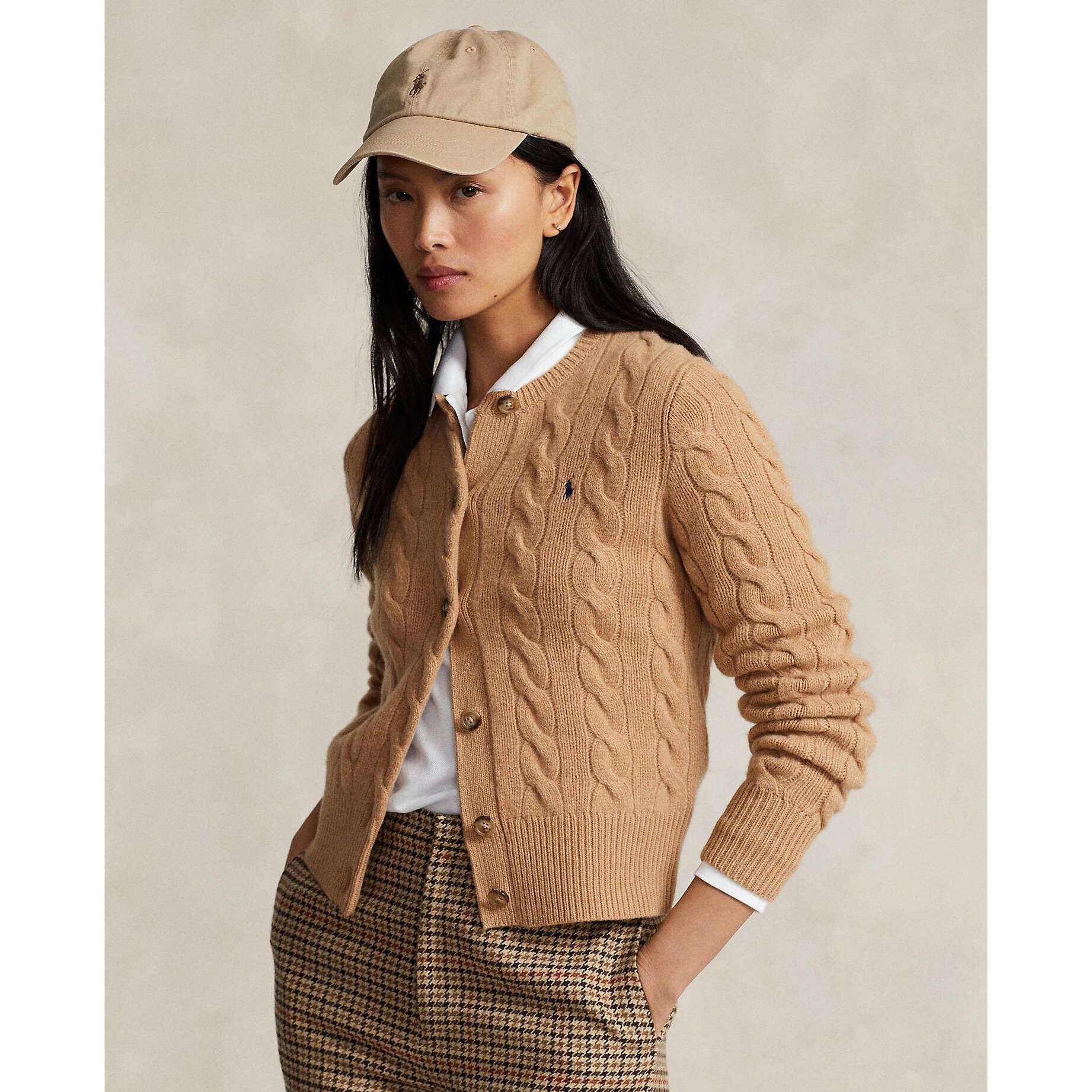 Polo Ralph Lauren| Damen Strickjacke mit Kaschmir