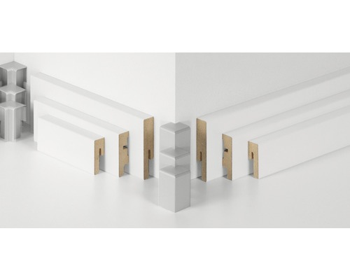 Buitenhoeken, aluminiumlook, type 2, voor SL 3/5/6/18, 2 stuks