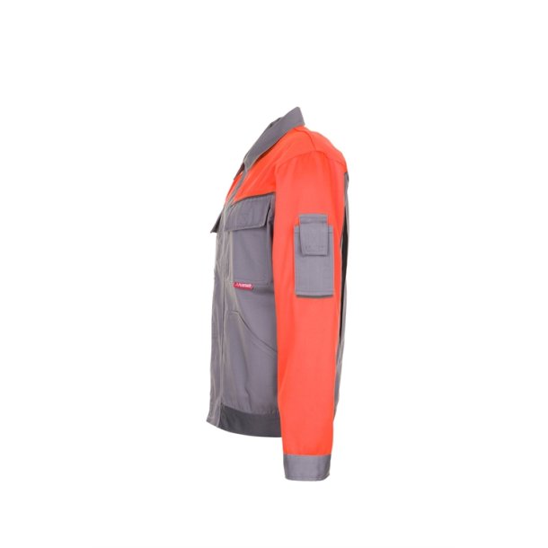 Visline V1 Arbejdsjakke zink / orange / skifer