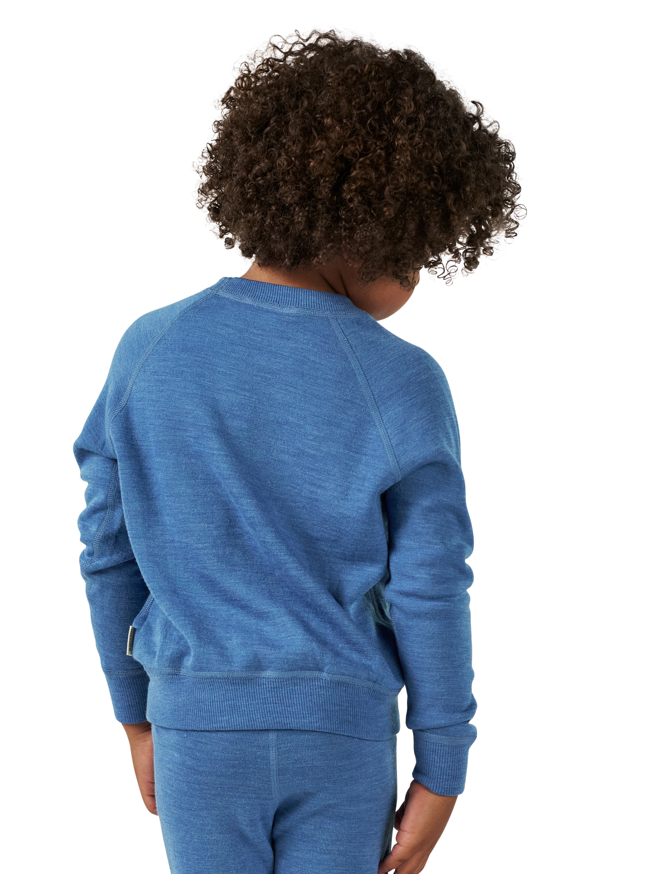 Trui van merinowollen terry voor kinderen
