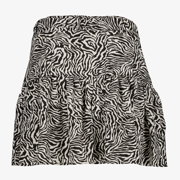 TwoDay dames skort zwart met print