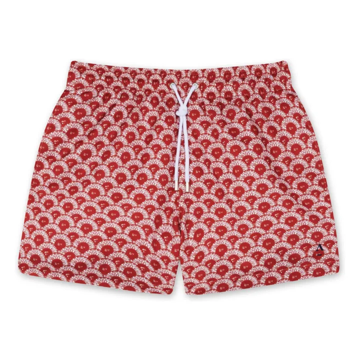 Apnée Short de Bain Récifs | Rouge