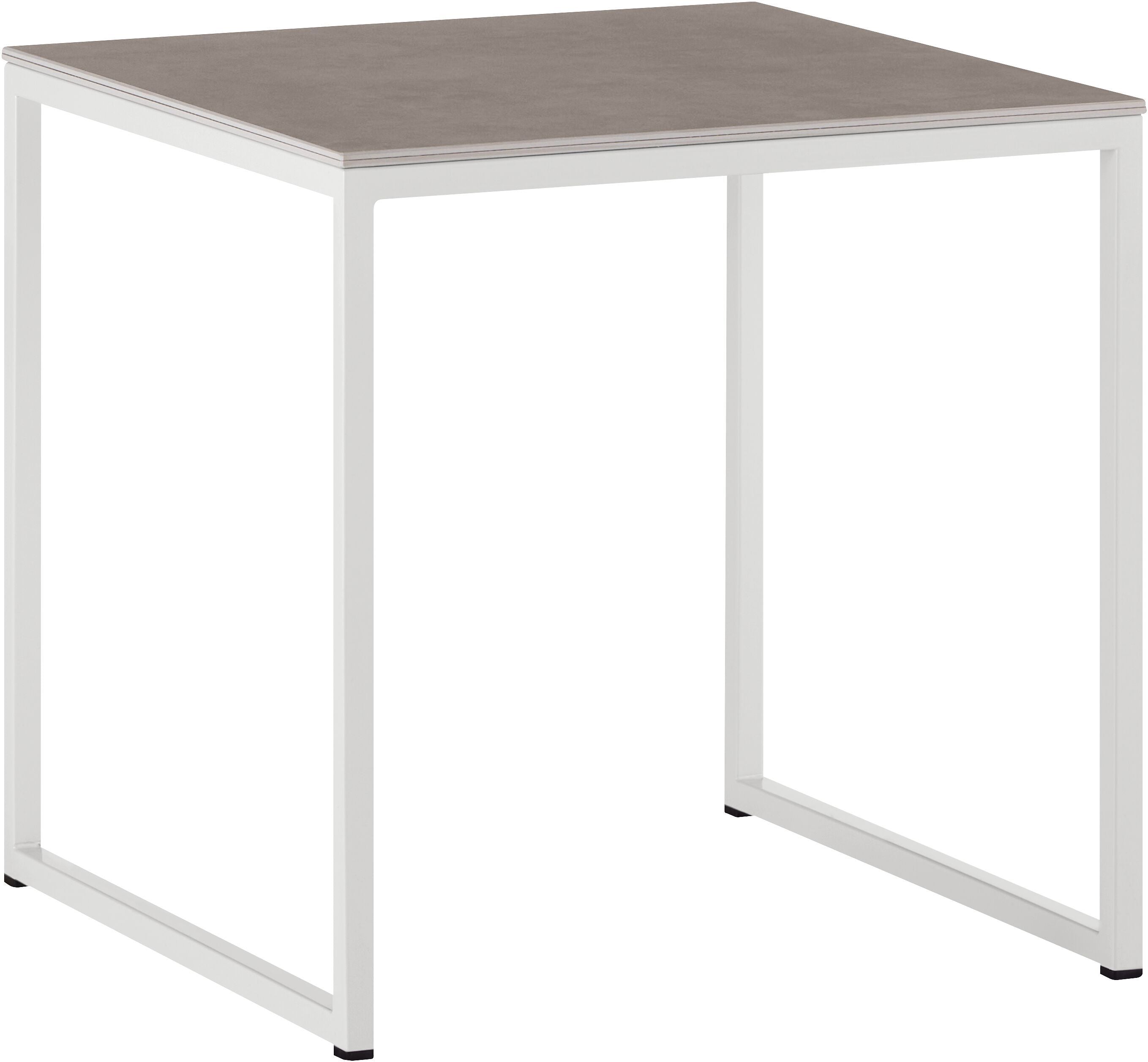 AVEA Beistelltisch - Beton hell / grau / B: 40.0 cm x T: 40.0 cm x H: 40.6 cm