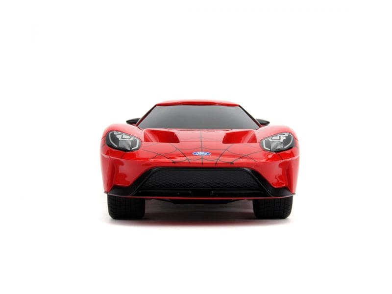 Jada Toys Ford GT 2016 Spider-Man RTR, 1:16 Ferngesteuertes Auto im Marvel Spider-Man Design