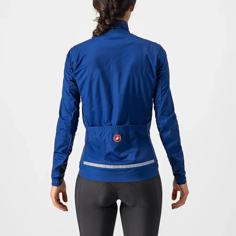 Castelli Go Fietsjack Blauw Dames