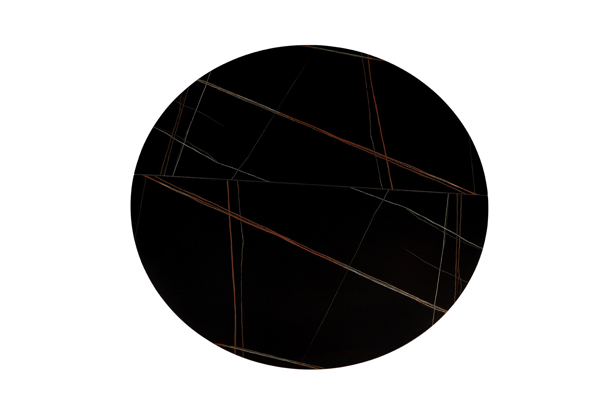 Esstisch Ø120 cm Schwarz Esszimmertisch Küchentisch Tisch Holztisch