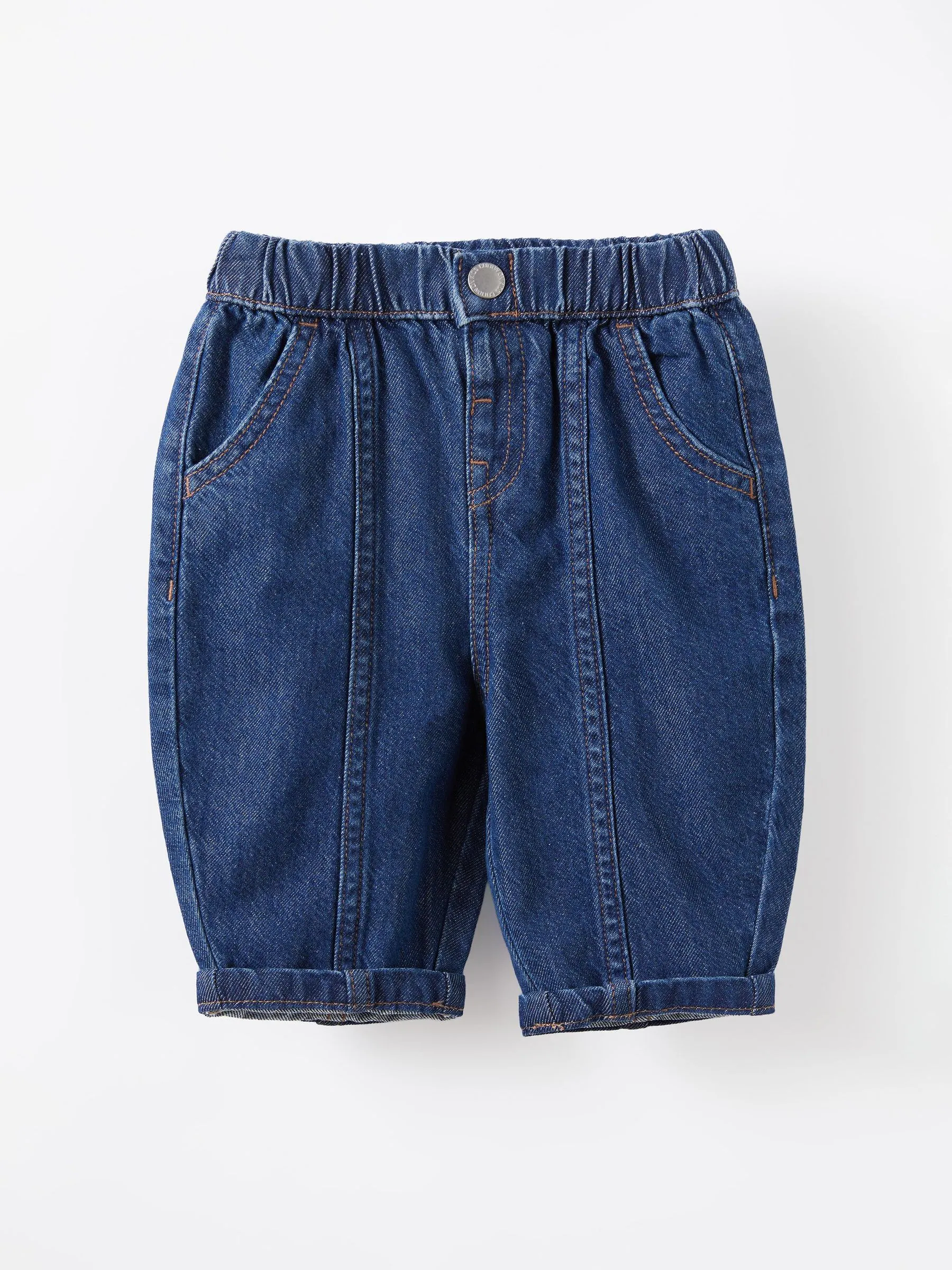 Blauw - Cotton On Jordan Barrel Denim Jeans