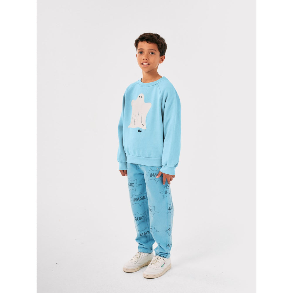 Køb Bobo Choses Light Blue It'S Magic All Over Denim Baggy Bukser