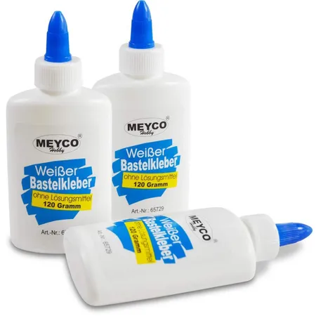 Meyco Weißer Bastelkleber, 120 g