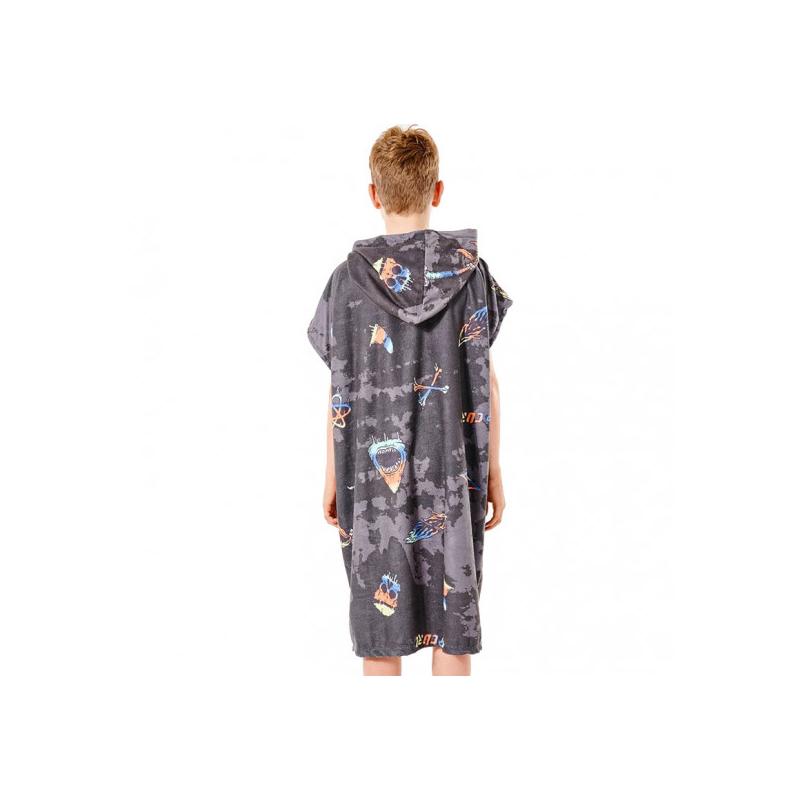 PONCHO RIP CURL ENFANT PRINT WASHED BLACK M/L