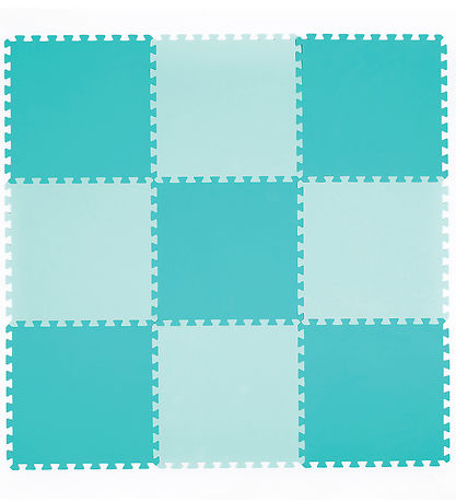 Ludi Schaumstoffboden - 9 Teile - 145x145 cm - Grün