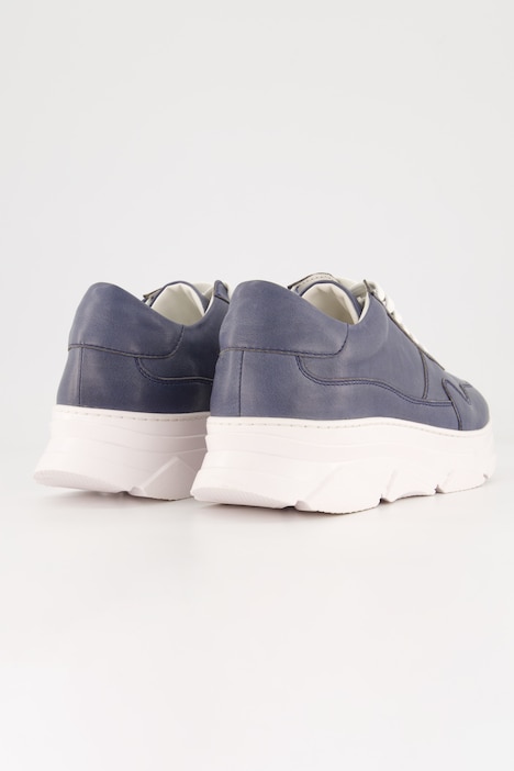 Leder-Sneaker, Nappaleder, Chunky-Sohle, Weite H