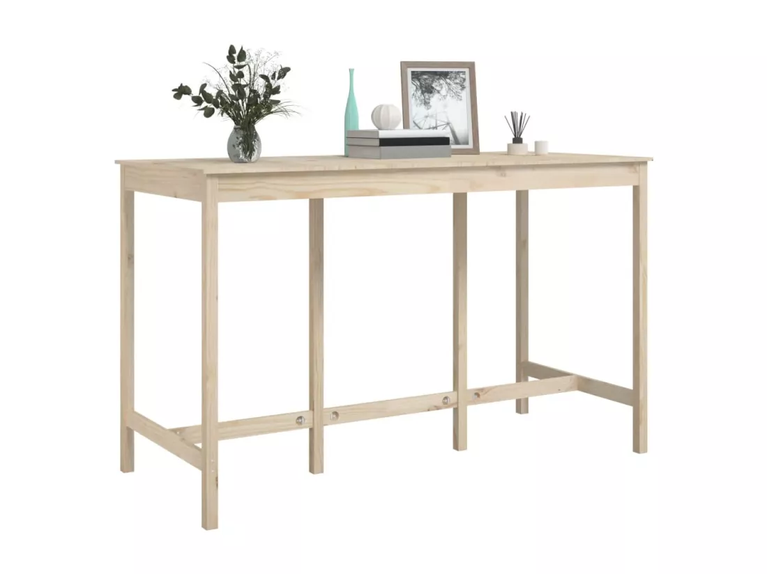 Table de bar 180x80x110 cm Bois massif de pin