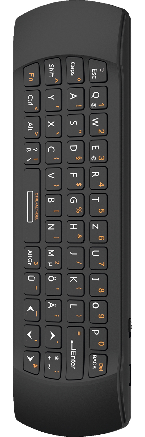 Berger Universal Funkfernbedienung mit Tastatur und Air Mouse