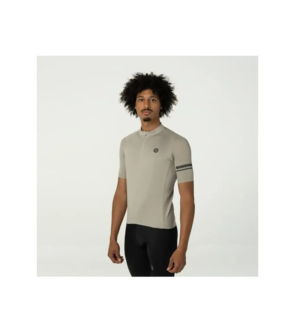 AGU Core Essential Fietsshirt Korte Mouwen Grijs Heren