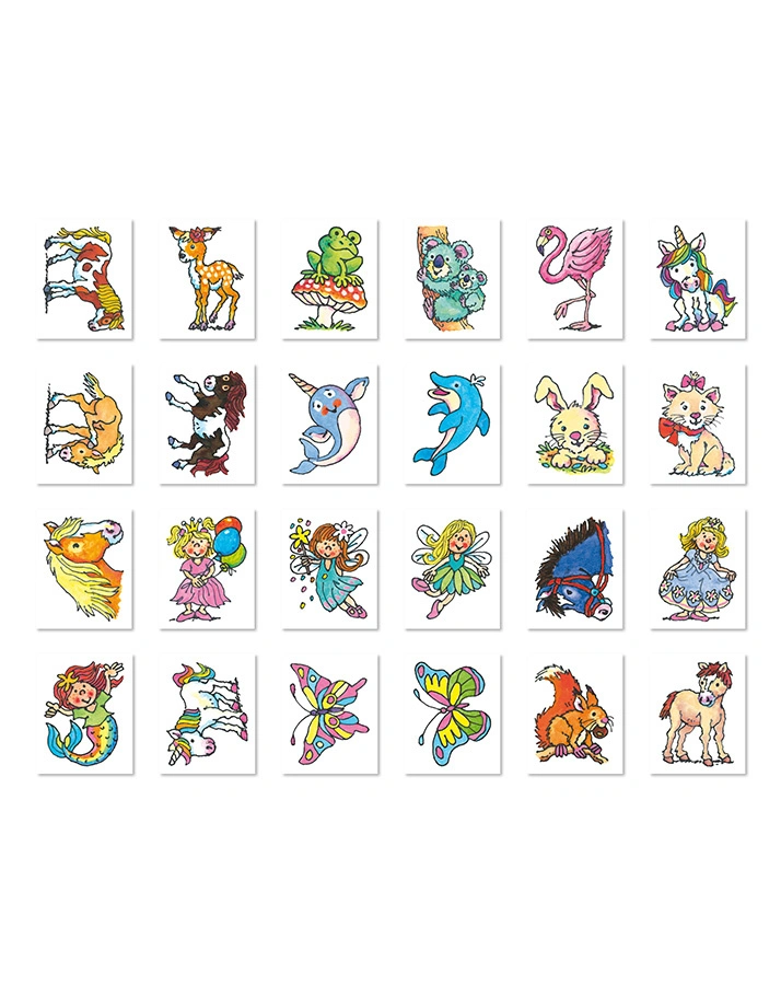 Mini-Tattoo-Set MÄDCHEN II 24-teilig