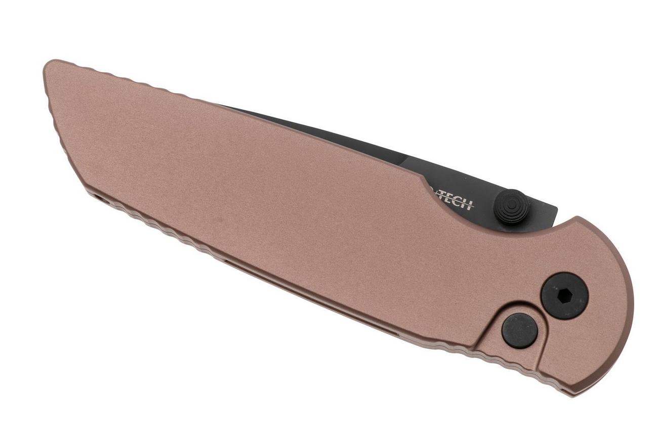 Pro-Tech TR-3 Integrity INT103-FDE, Black DLC CPM S35VN, Flat Dark Earth Aluminum, zakmes