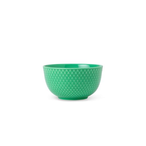 Lyngby Porcelæn Rhombe Color Skål, Grøn, Ø11 cm