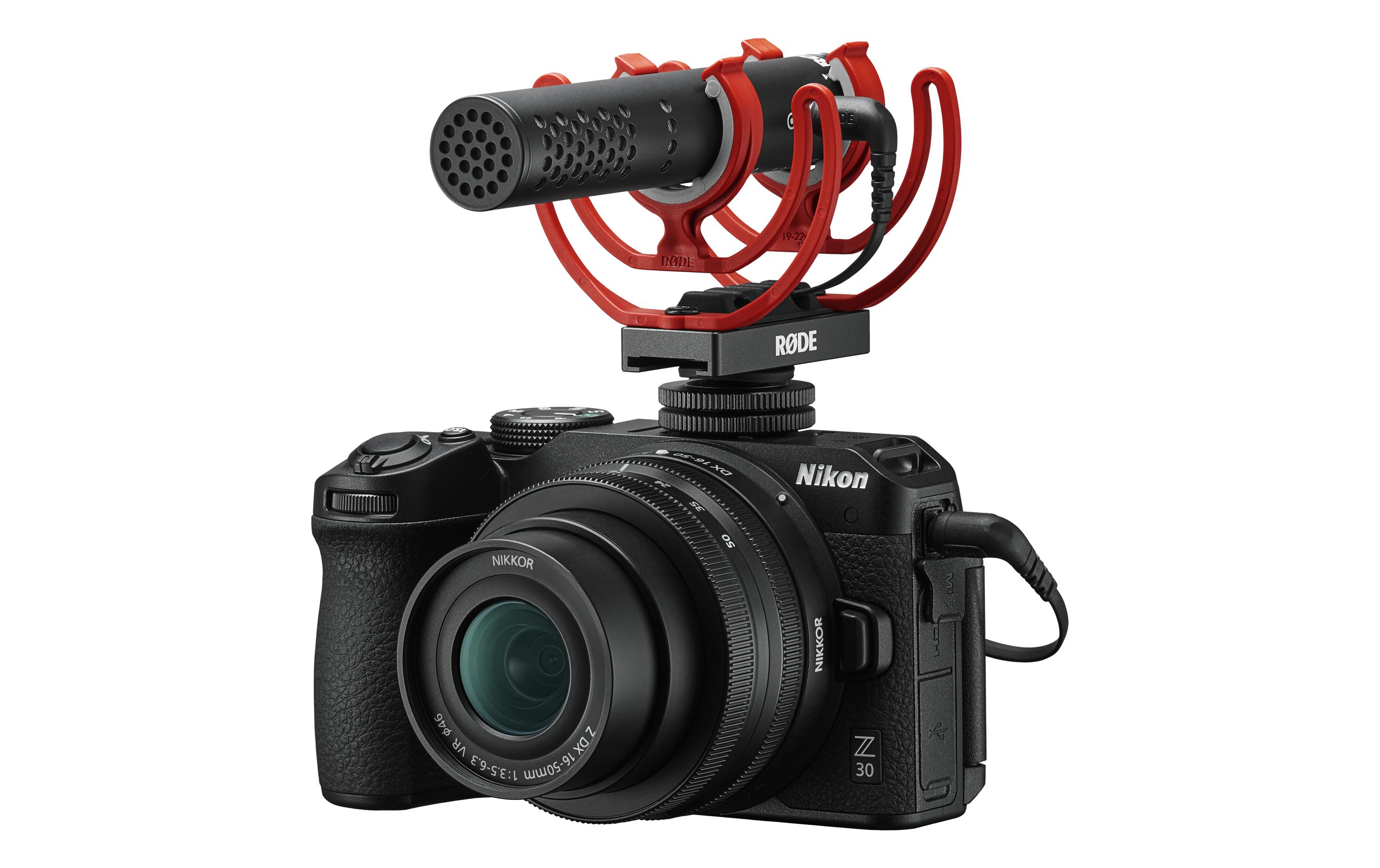 Fotokamera Z30 KIT 16-50<br>Spiegelloser Fotoapparat mit erstklassiger Bildqualität – Die neue Welt des Vloggens