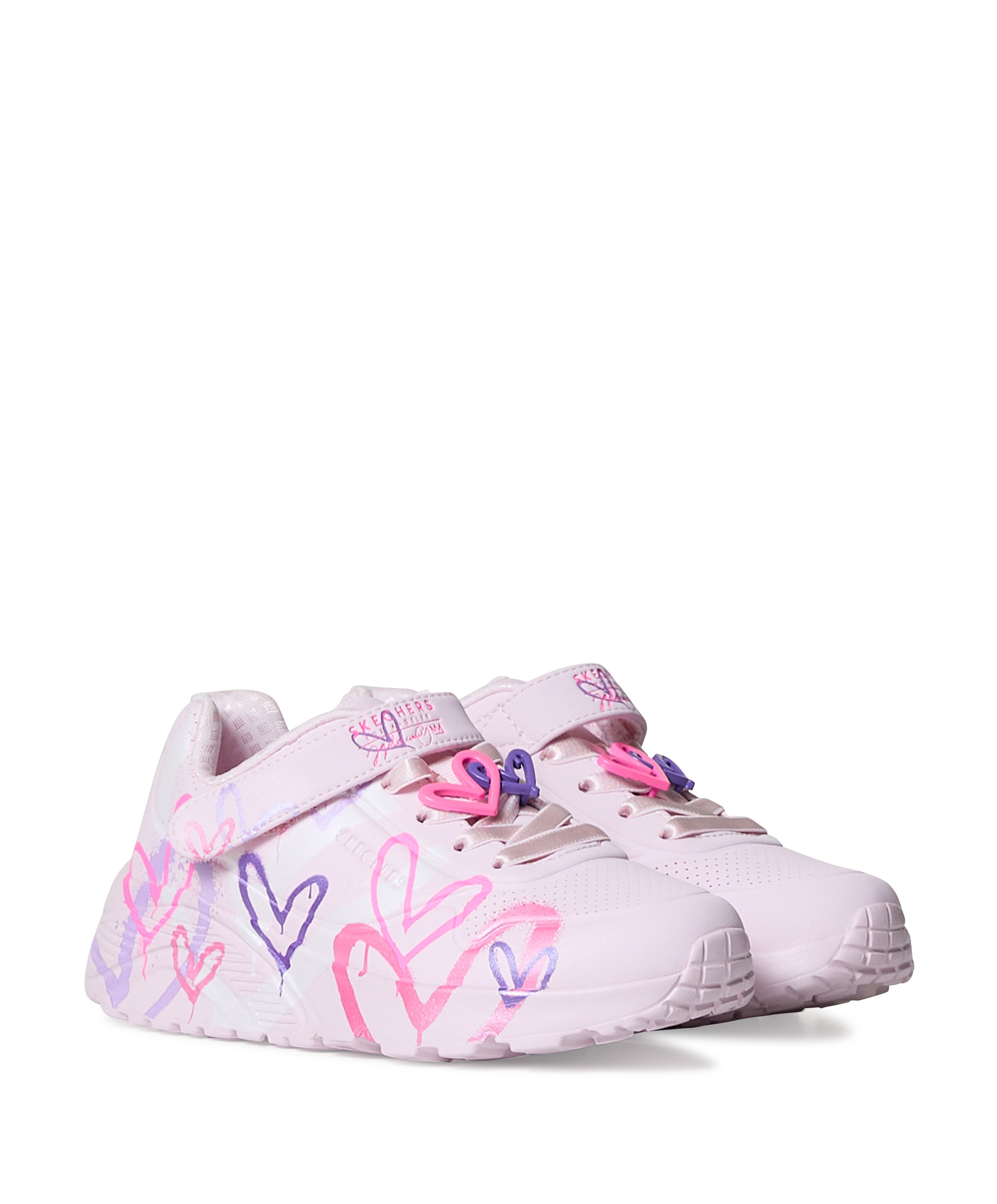Skechers UNO LITE -HEARTSTATUS meisjes sneakers roze