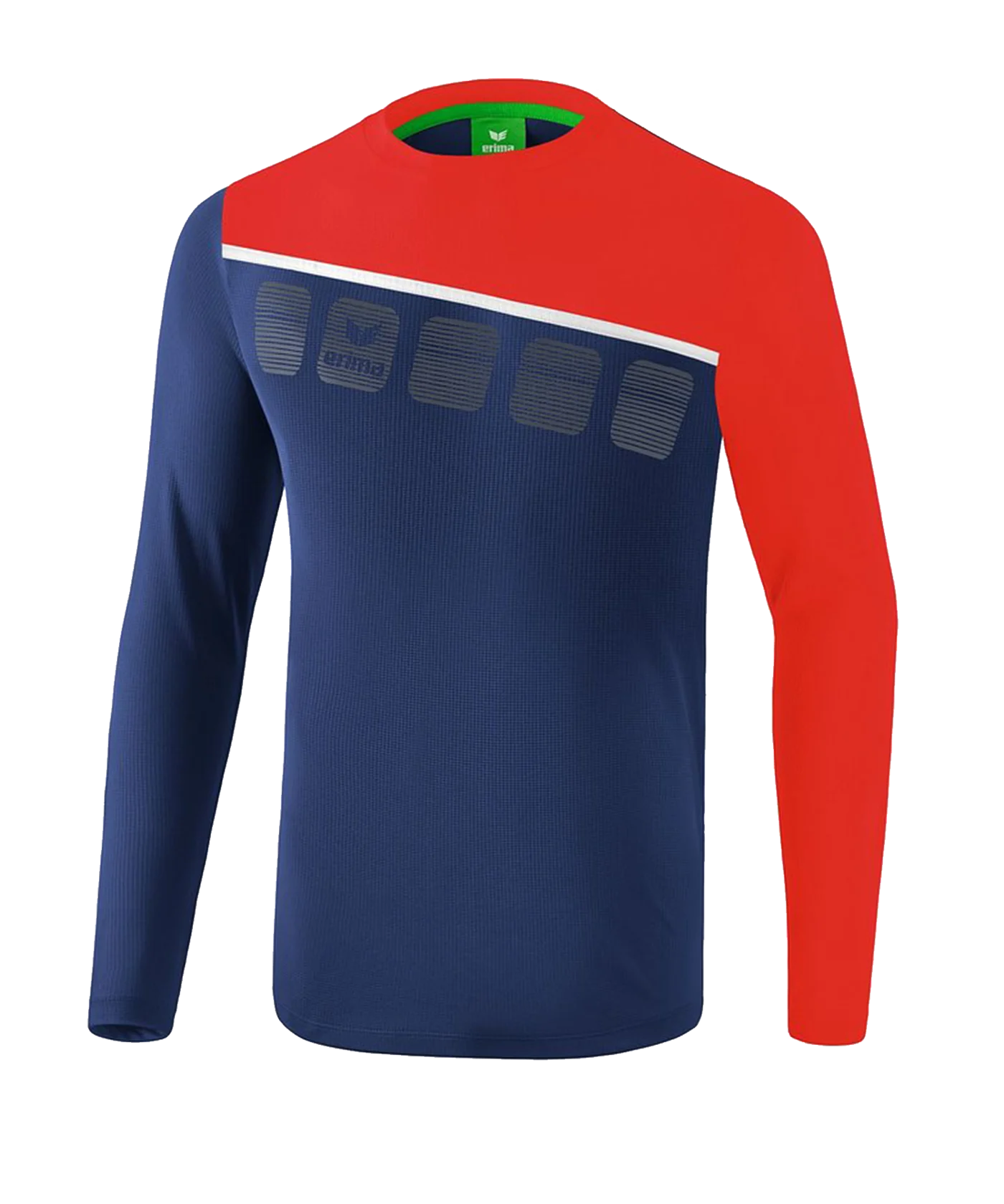 Erima 5-C Longsleeve Kids Blau Rot