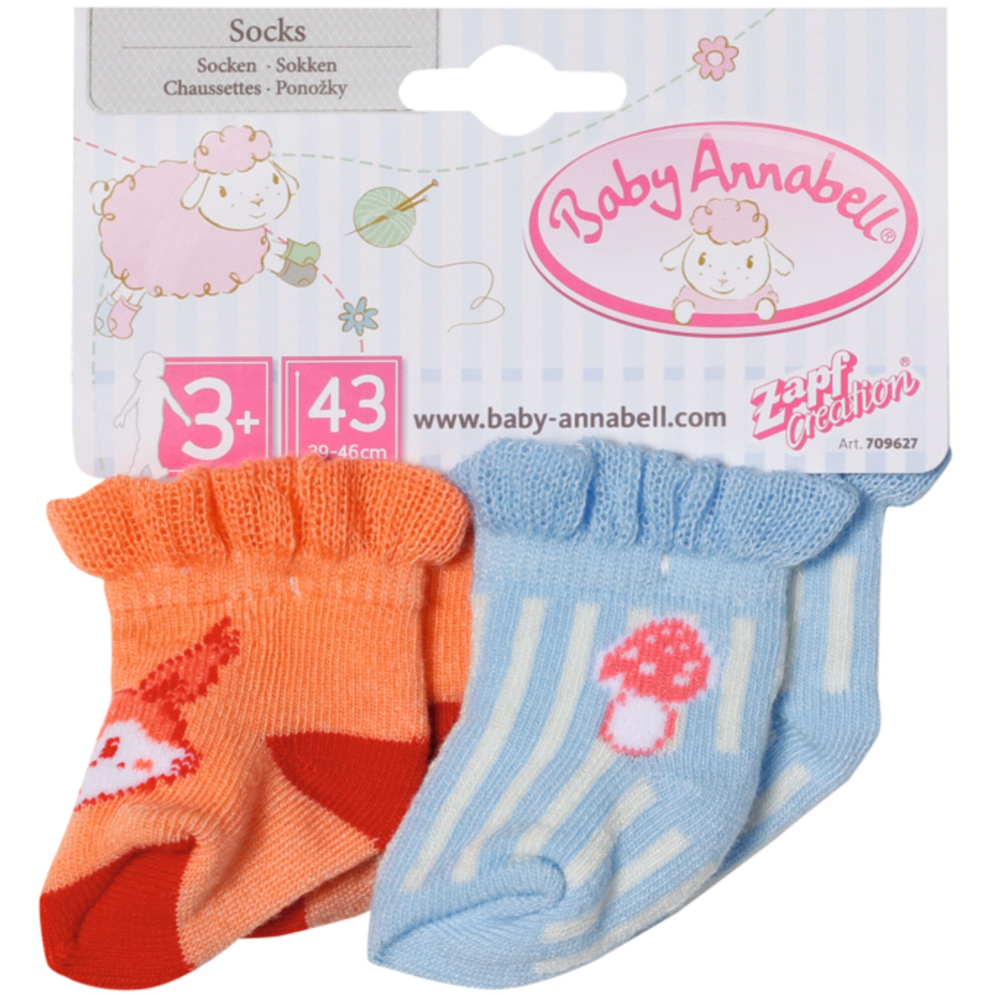 ZAPF Creation Puppenzubehör Baby Annabell® Socken 2er-Pack