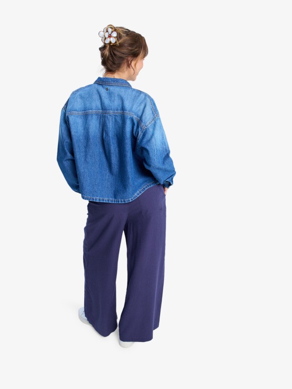 Lekeitio Break Mid Pantalon souple Bleu Femme