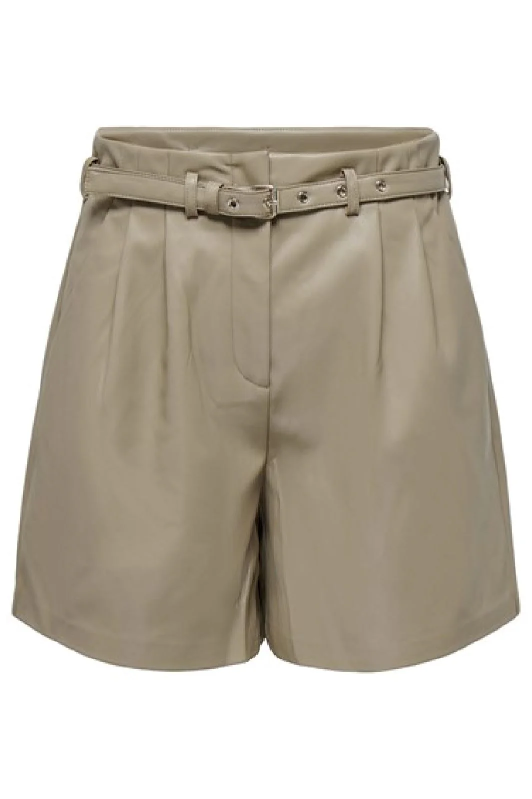Only Onlheidi Faux Leather Shorts Otw weathered teak