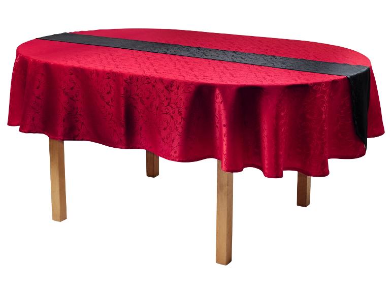 Set van 2 jacquard tafelkleden