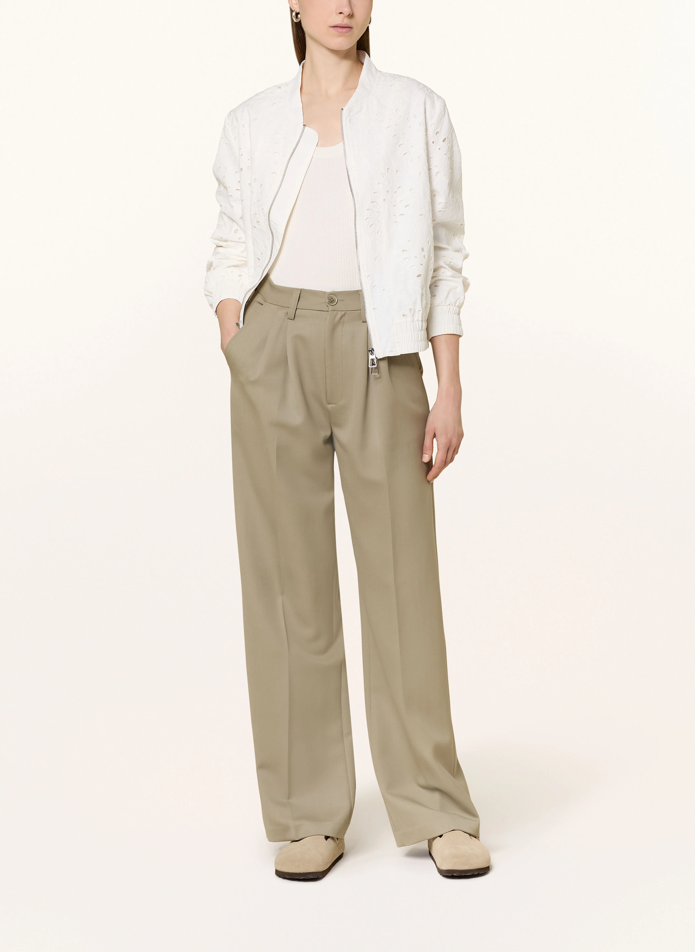 darling harbour Blouson mit Lochspitze