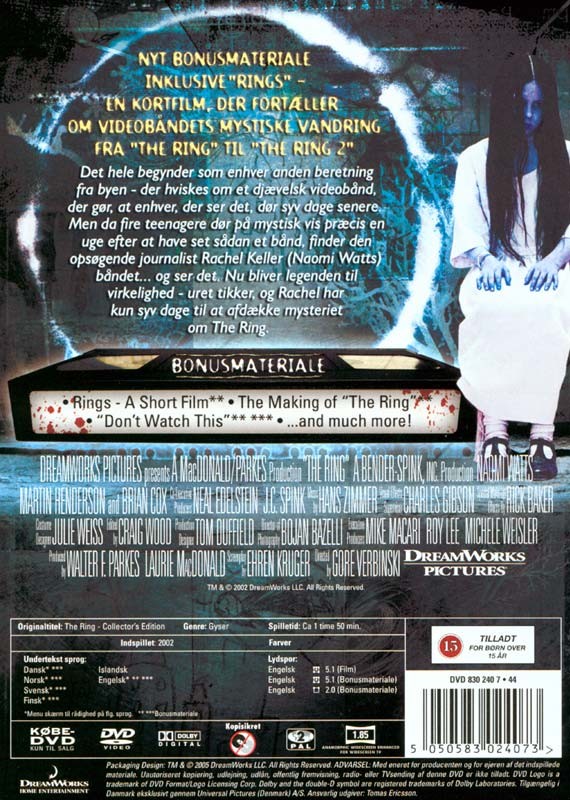 The Ring - DVD