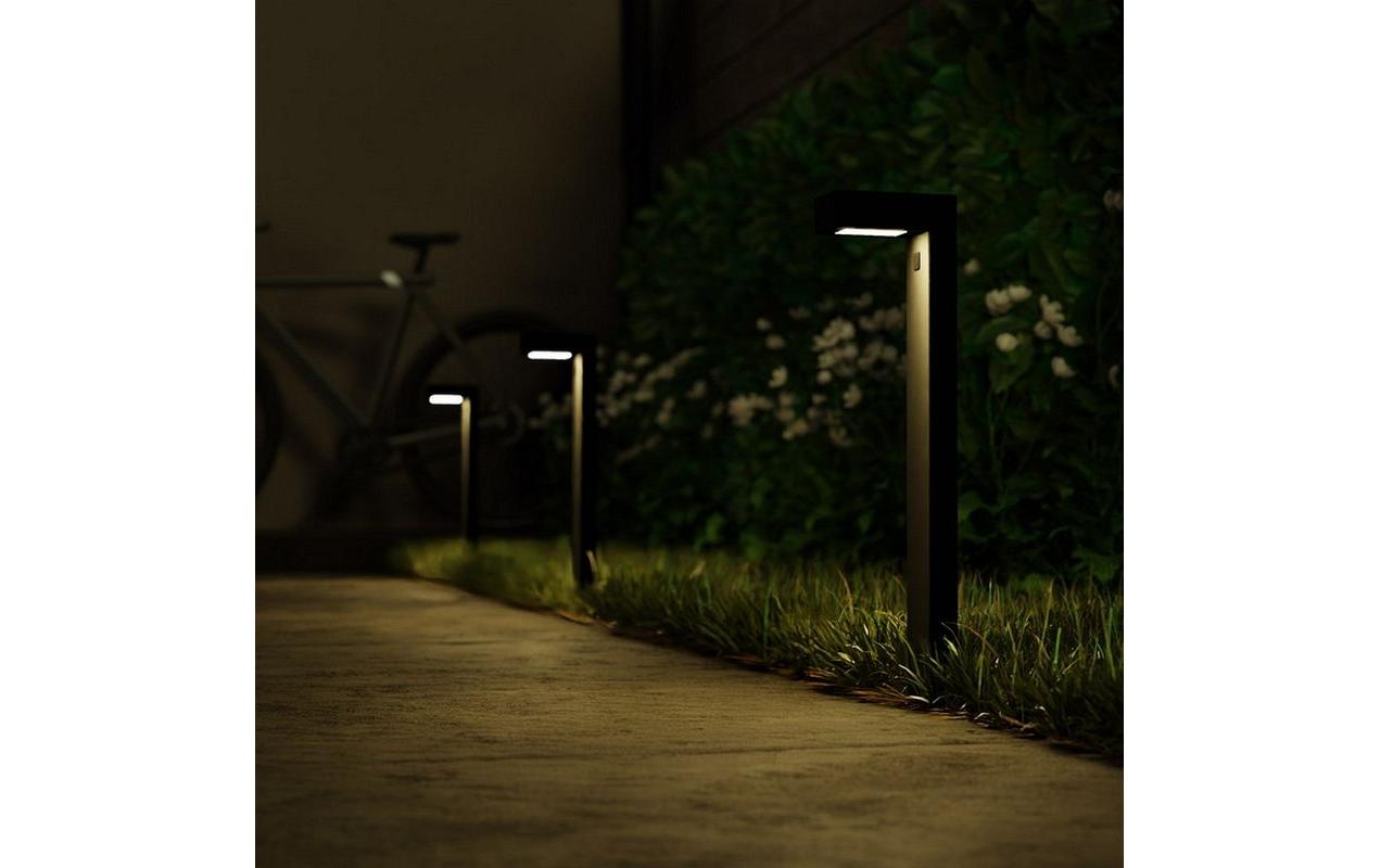 Outdoor Sockelleuchte Pathway Light Kit 3 x 6W RGB, Schwarz<br>Wegeleuchte – Starter Kit