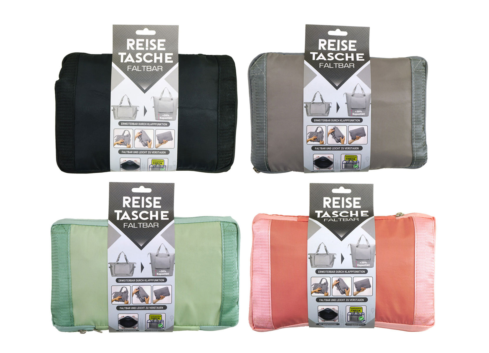 Faltbare Reisetasche 40x30x20cm