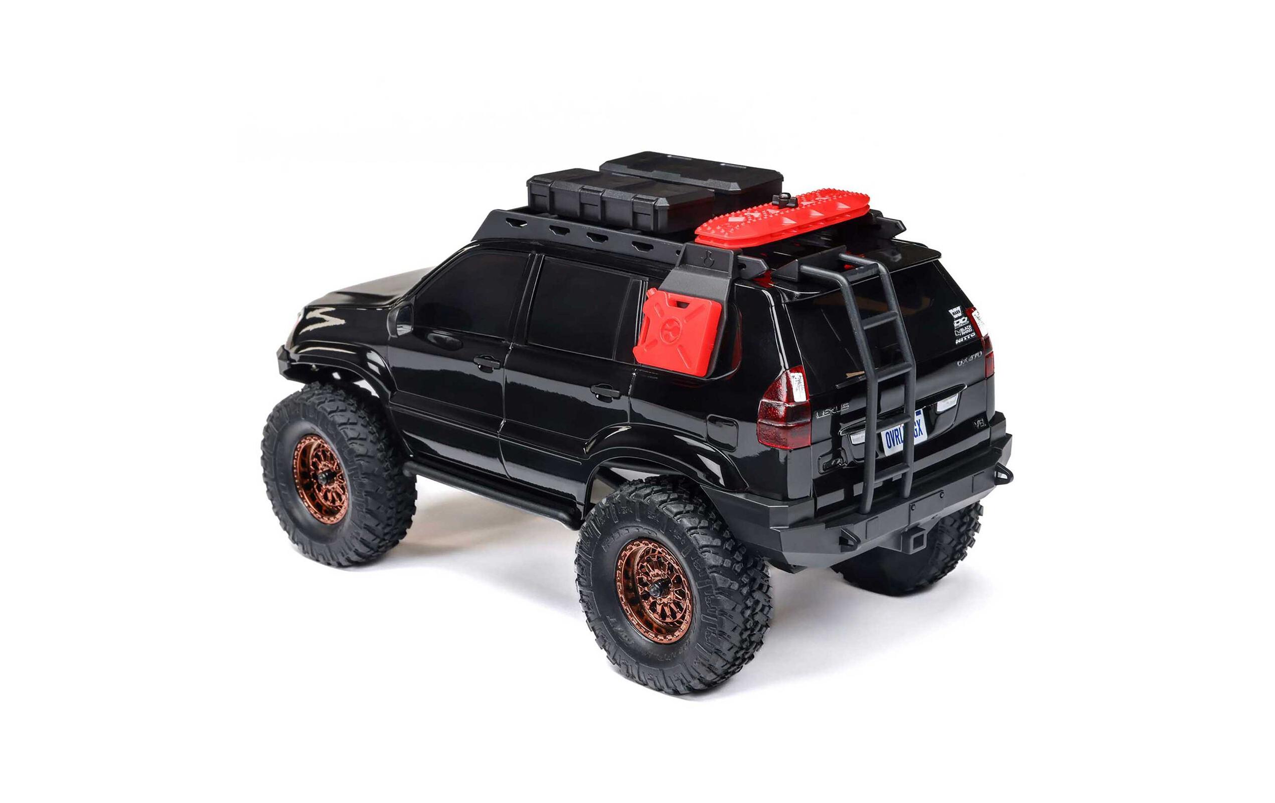 Scale Crawler SCX24 Lexus GX470, Schwarz RTR 1:24<br>Micro Crawler im Massstab 1:24