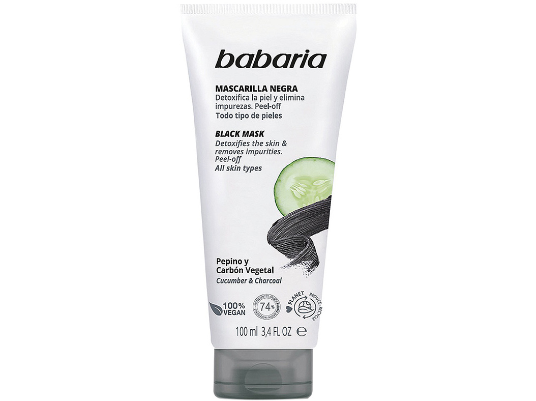 MASCARA FACIAL NEGRA BABARIA 100 ML.