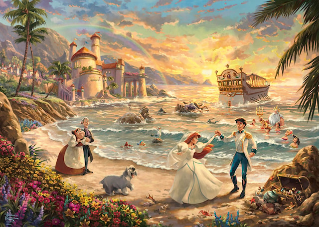 Disney Celebration of Love Thomas Kinkade Puslespill 1000 brikker