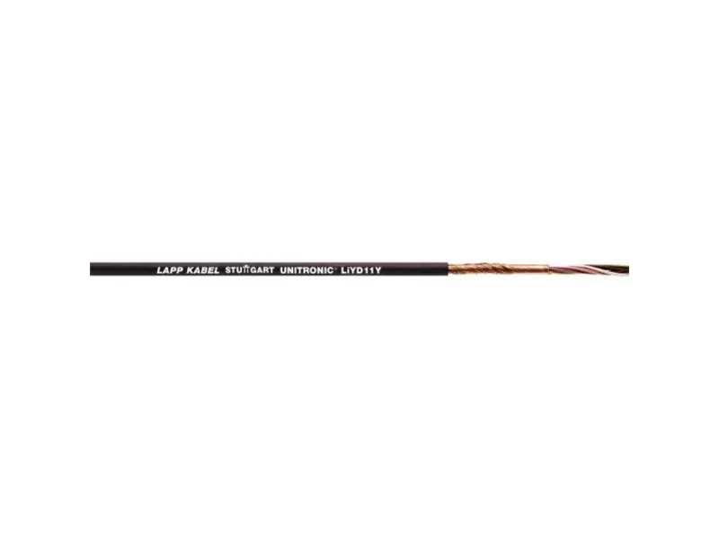 LAPP 0033307/100 Datakabel UNITRONIC® LiYD11Y Sort 100 m