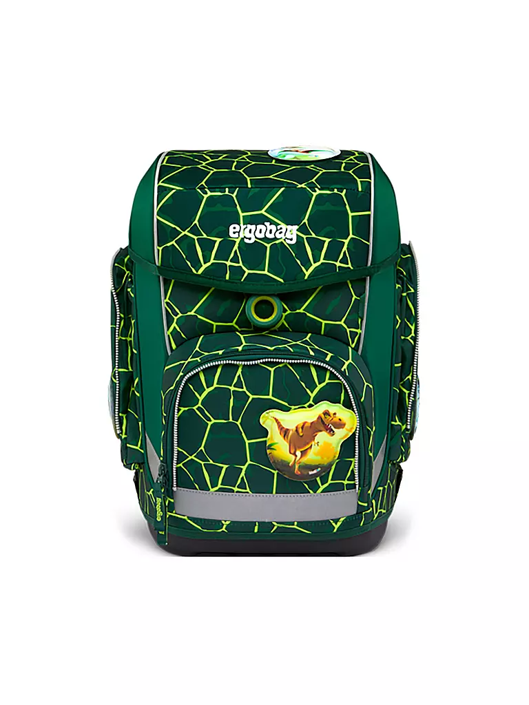 ERGOBAG Schultaschen Set 5tlg CUBO - BärRex dunkelgrün
