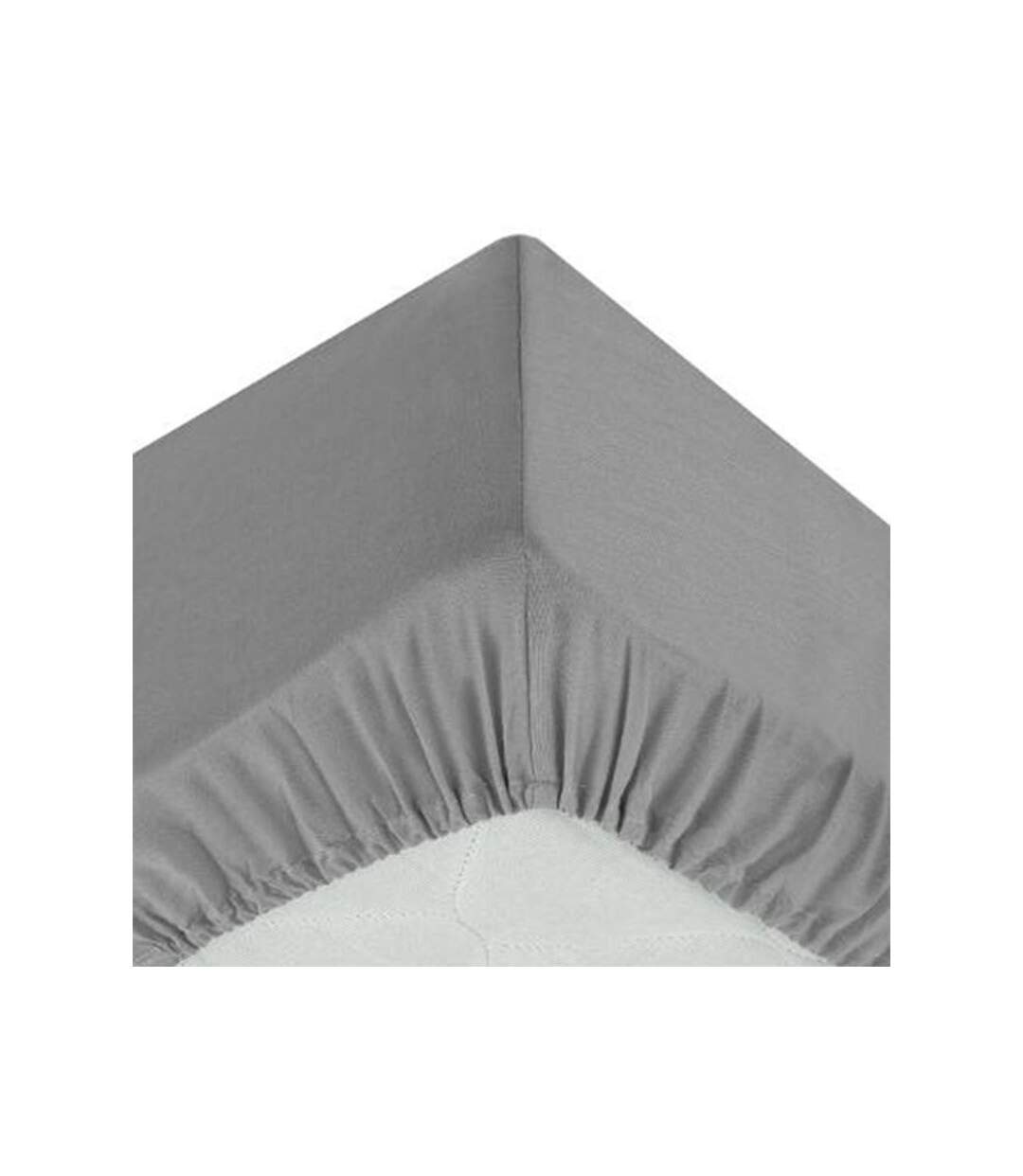 Drap Housse Intérieur 90x190cm Gris
