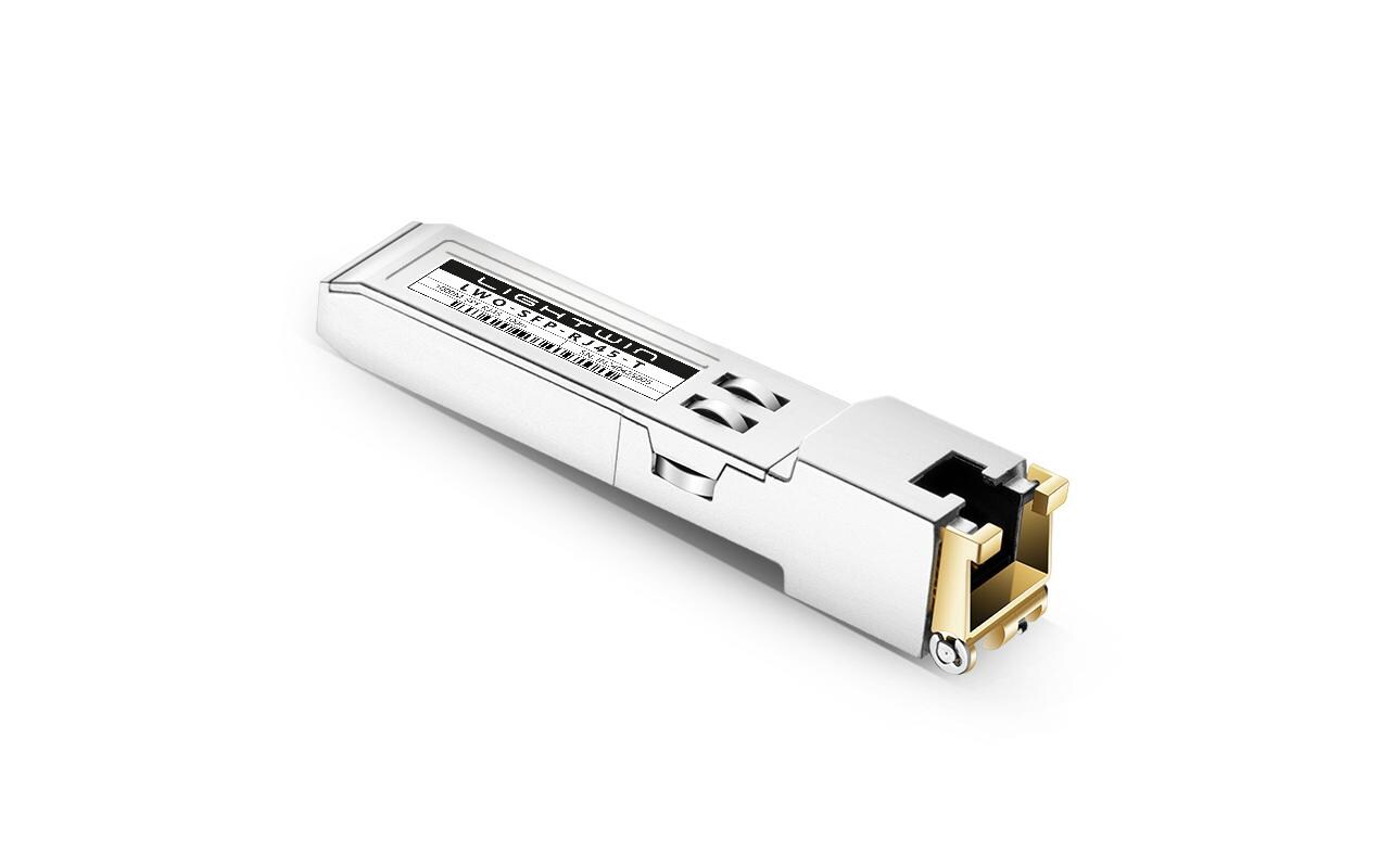 SFP Modul LWO-SFP-RJ45-T 1.25G RJ-45 Kupfer, 100mGigabit-Ethernet-SFP-Modul mit RJ45-Anschluss für Kupferkabel – ideal für flexible Netzwerkverbindungen bis zu 100 m