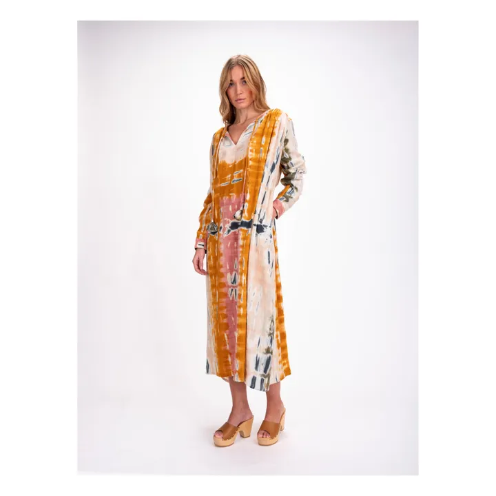 Virginie de Vinster Robe Tie and Dye | Rose