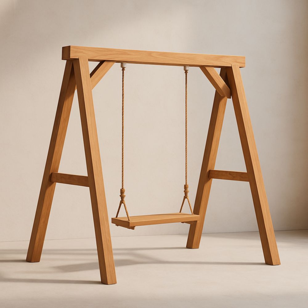 Schaukelgestell Holz Natur