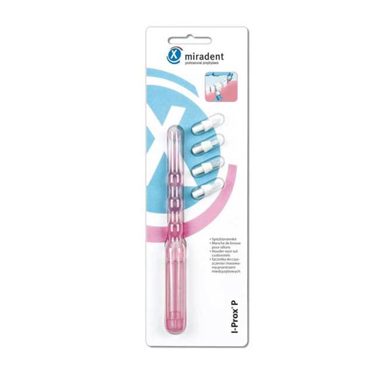 Miradent Spitzbürsten-Kit I-Prox P pink trans., 1 St