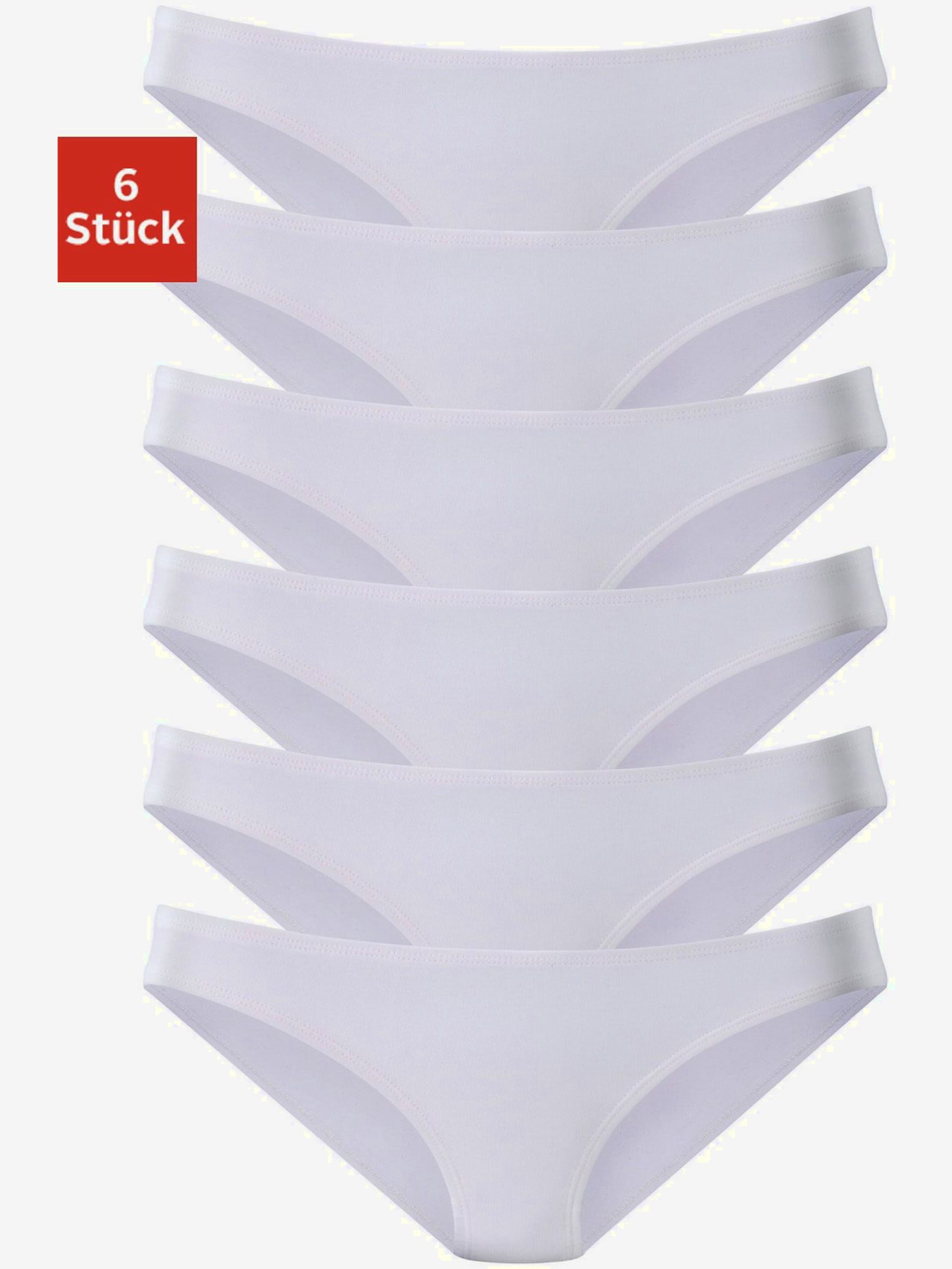 Bas de maillot de bain lot de 6 slips bikini vivance