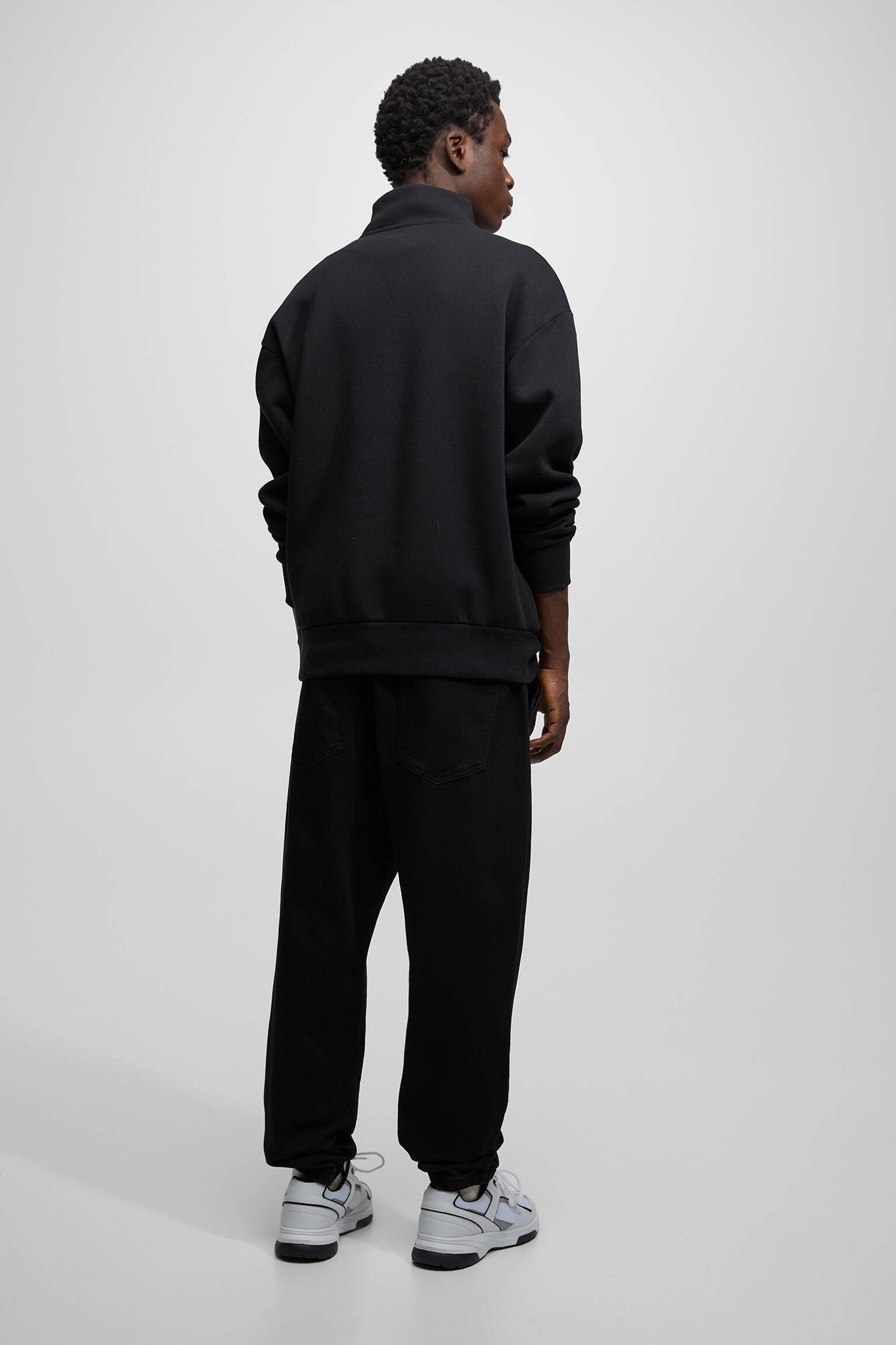 CALÇA JOGGER JEANS - PRETA