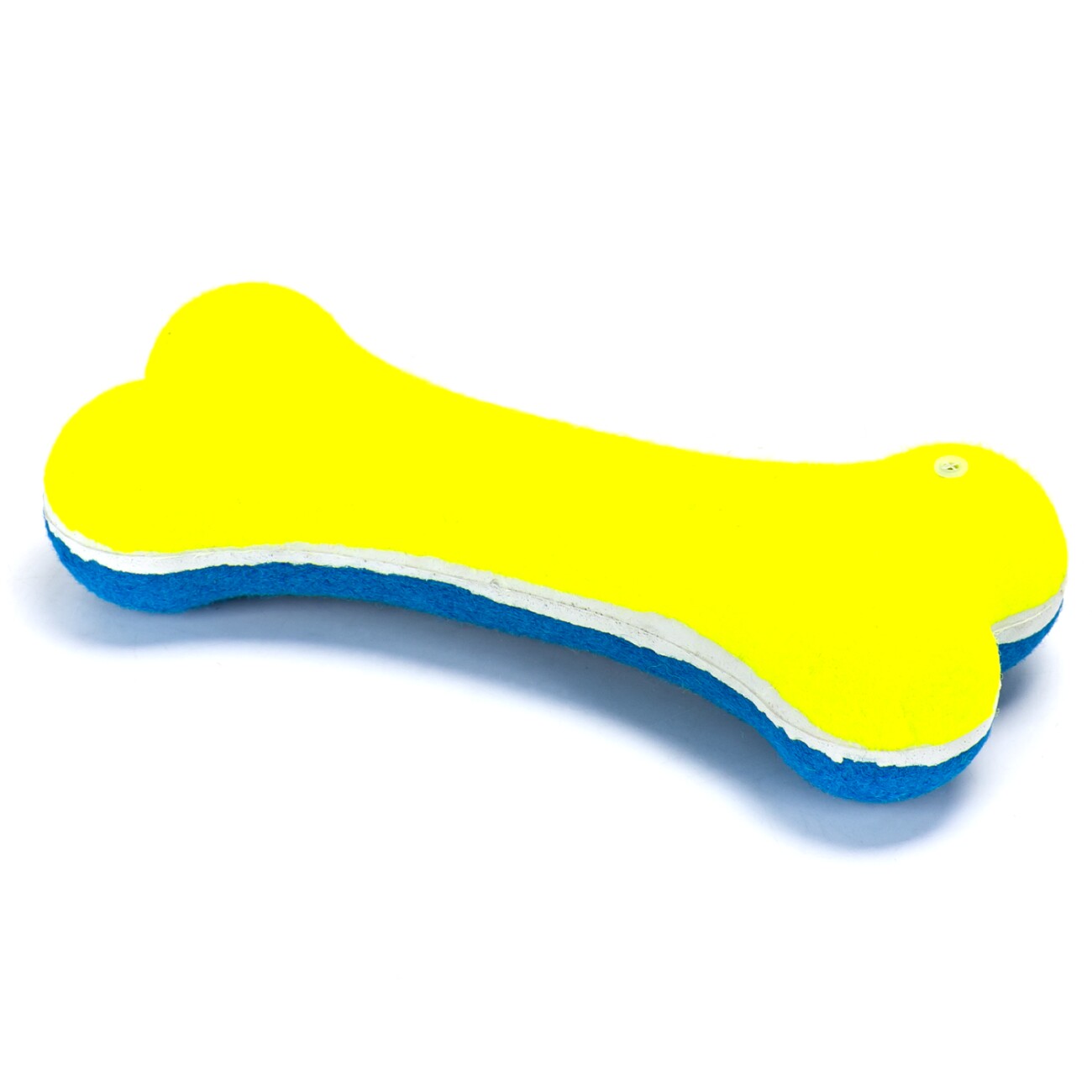 nobleza Hundespielzeug – Tennisball-Knochen, bissfest & zahnschonend, ideal für Apportierspiele
