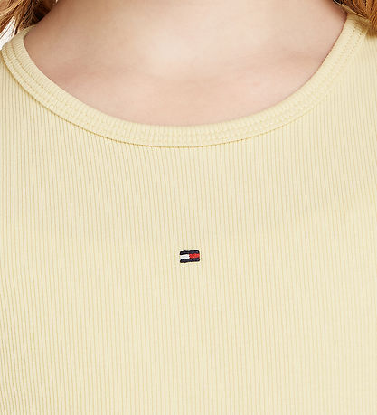 Tommy Hilfiger Bluse - Rib - Lemon Zest