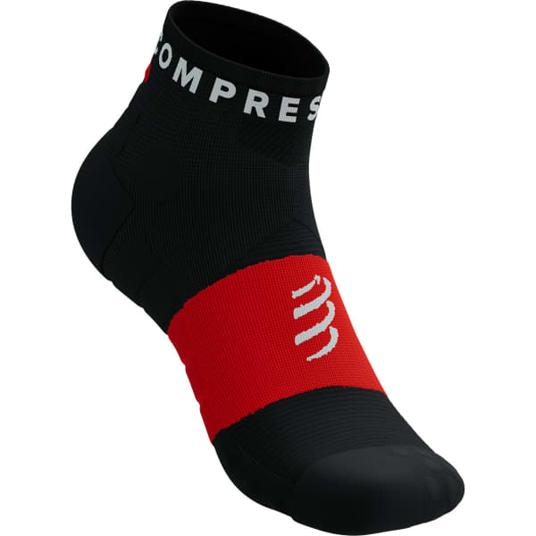 Chaussette running COMPRESSPORT ULTRA TRAIL LOW SOCKS BLACK/RED