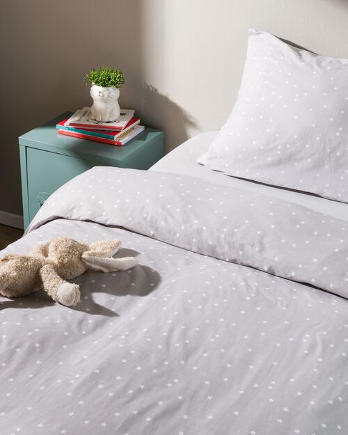 housse de couette enfant 140x200 - coton doux - étoiles