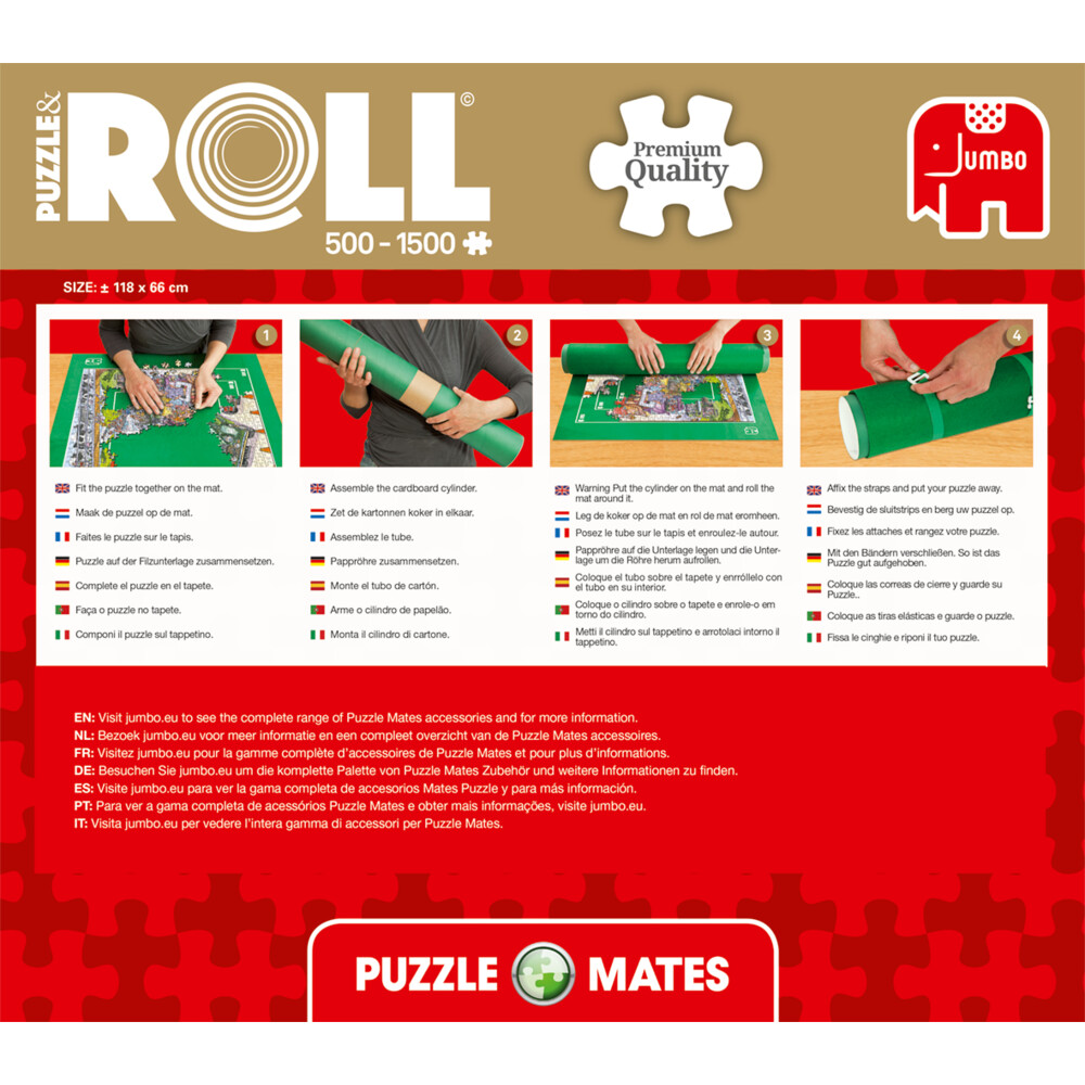 Jumbo Puzzle & Roll Up Tot 1500 Stukjes